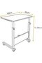 Adjustable Portable Laptop Desk - Bedside Computer Table for Home & Office Use - 2
