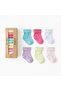 Cotton 0-6 Months New Born Baby Girl 6-Pack Baby Socks