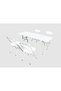 Hr Table Set With 4 Folding Plastic Chairs
