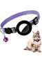 Airtag Slot Collar with Adjustable Neckband Cat Tag Collar Leash - 2