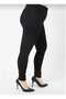 Black High Waist Lycra Plus Size Jean Trousers - 5