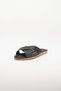 Women's Black Daily Cross Strap Soft Slippers Summer Comfortable Stylish Lightweight Beach Sea Pool Travel Slippers - 5