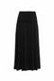 Black Side Zipper Flared Skirt T25Y-2003