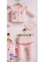 Baby Girl 10-Piece Hospital Discharge Set – Embroidered, Ruffle Detailed, Pink Color, 100% Cotton - 2