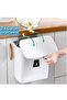 Hanging Trash Can with Lid Wall-Mounted 2.4 Gallon Kitchen Garbage Bin for Counter Top - 5