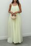 Long Dress with Knit Detail at the Collar 250506 - 3
