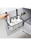 Over Cabinet Door Organizer, Steel Wire Kitchen Cabinet Organizer Holder for Cutting Boards Wall Doo - 5