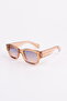 Marcos Unisex Honey Nude Square Sunglasses - 2