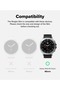 Samsung Galaxy Watch 8 Classic 46mm Case| Slim Series |Clear & Matte Black - 2