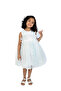 Apple Blossom White with Blue dress - 2