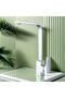 Chrome Square Body Sink Faucet New Model on Off Kitchen Faucet Brass Stainless Armature Guaranteed - 5