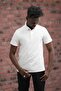 Regular Fit Lycra Self Patterned Polo Neck T-Shirt - 2