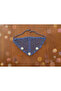 Handmade Blue Jean Macrame Bandana – Bohemian Accessory with Flower Motif