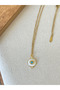 316 L Surgical Steel Pearlescent Eye Model Exquisite Steel Necklace - 3