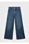Catherin High Waisted Culotte Jean Pants - 3