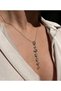 Gold Seven Elements Y Low-Cut Necklace - 3
