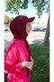 Ready-made Shawl with Hat and Bonnet. Pool Sea Bonnet Shawl that can be used over a Hijab. - 4