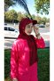 Ready-made Shawl with Hat and Bonnet. Pool Sea Bonnet Shawl that can be used over a Hijab. - 8