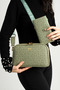 Women's Medium Size Printed Stylish Shoulder Bag and Wallet Combination Shopper K232053Mh - 5
