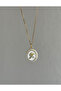 Vintage Retro White Rose Steel Necklace