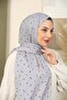 شال مزين برباط صغير - هيكل خفيف الوزن لا يرغب في الكي، نسيج خاص يسمح بالتهوية، مقاس كبير، رفيع ودقيق