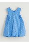 Vizyon New Season Crew Neck Floral Baby Girl Dress - 3