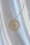 316L Steel Chain Gold Color Lotus Model Necklace - Tj-Bko8902 - 2