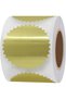 Gold Colored Cold Stamp Sticker - Tear-Free Elegant Shiny Seal Label (Set of 200) - 2