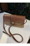 Capri Straw Look Leather Blend Stylish Shoulder Crossbody Bag - 5