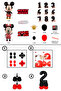 6 Years Old Mickey Mouse Minnie Mouse Balloon Red Black Number Bubble Balloon Column Girl Boy Mickey Mini - 3