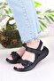 35377 Diva Comfort Comfortable Velcro Women's Sandals - 2