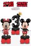 3 Years Old Mickey Mouse Minnie Mouse Balloon Red Black Number Balloon Balloon Column Girl Boy Mickey Mini