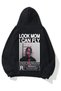 Unisex Look Mom I Can Fly Black Sweatshirt Hoodie