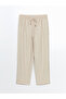 Carrot Cut Women's Trousers with Elastic Waist - 7