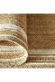 FFD 100x100cm Handwoven Round Jute Rug – Eco-Friendly Boho Braided Carpet for Living Room, Bedroom - 8