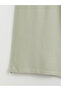 Khaki Wide Leg Linen Blend Women's Trousers - 6
