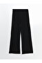 Elastic Waist Textured Women's Trousers - 5