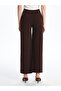 Wide Leg Women's Trousers with Elastic Waist - 5