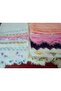 Hand Made Needle Embroidered Prayer Cover Dowry Mevlüt Head Scarf Crepe Fabric - 4