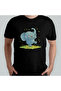 Cute Elephant - Elephant Unisex 100% Cotton Crew Neck T-Shirt Model 4