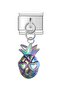 Colorful Pineapple Steel Italian Charm