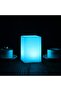 2 Pack 6-Inch Rechargeable LED Mood Light Cube 16 RGB Colors 5 Brightness Levels 4 Modes withRemote - 2