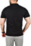 Black Large Size Polo Collar T-Shirt Breathable Cotton Fabric Oversized Men's T-Shirt 2504349 - 5