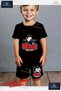 Children's Unisex “Felix Cat Bottom Written“ Custom Printed Crew Neck T-Shirt - Shorts Set - 2