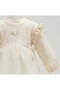 100% Cotton Baby Girl Dress with Ruffle Heart Detail (1-12 Months) - 4