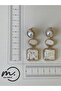 Long Dangle Pearl Design Large Size Evening Dress Earrings - 2