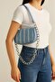 Angel Bag Accessory Sequin Denim Fabric, Denim Bag (Will Be Sent with 100 cm Chain)