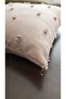 Mink Throw Pillow Case Pompom Linen Floor Curtain Fabric Decorative Modern Square Single Piece 43X43 - 5