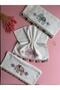 Eleph Gray. |   Set of 3 Elephant Embroidered Hand Towels – 100% Cotton, Stylish, Soft and Ethnic Design Towel Set