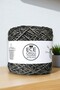 Into the Multi-Layer Black Mercerized Cotton, a Mixture of Gold Viscose and Gold Glitter Knitting Thread (300 Gr.) - 2